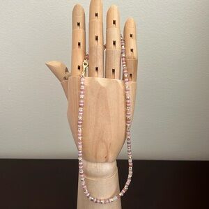 BaubleBar pink necklace - 18”